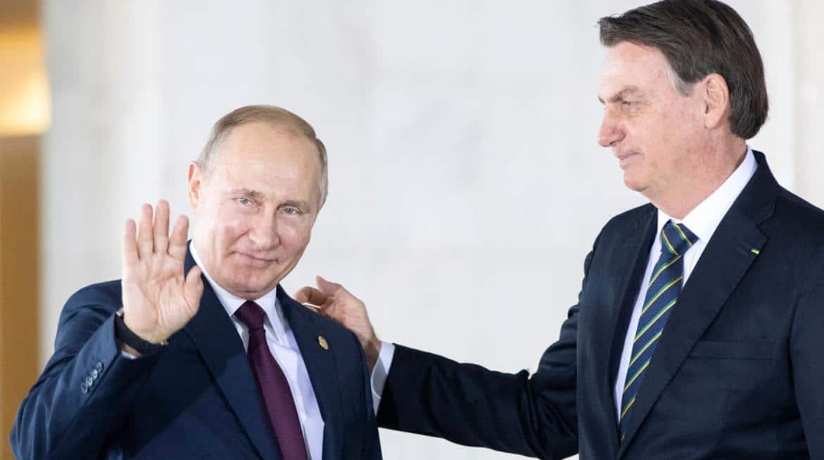 Poutine et Bolsonaro