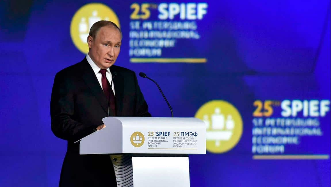 SPIEF discours Poutine