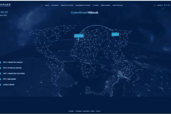 Thales présente son Atlas des cyberattaquants 2022￼