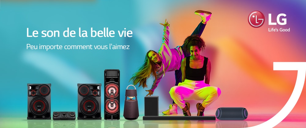 lg offre une experience sonore exceptionnelle grace a sa nouvelle gamme de barres de son et de