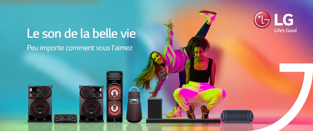 LG offre une expérience sonore exceptionnelle grâce à sa nouvelle gamme de barres de son et de XBOOM