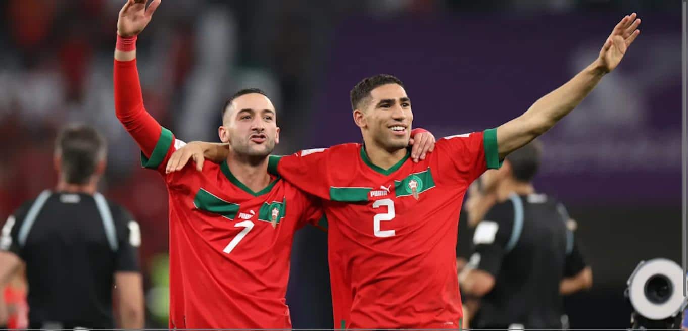 Le Maroc, première équipe africaine à jouer les demi-finales à une coupe du monde