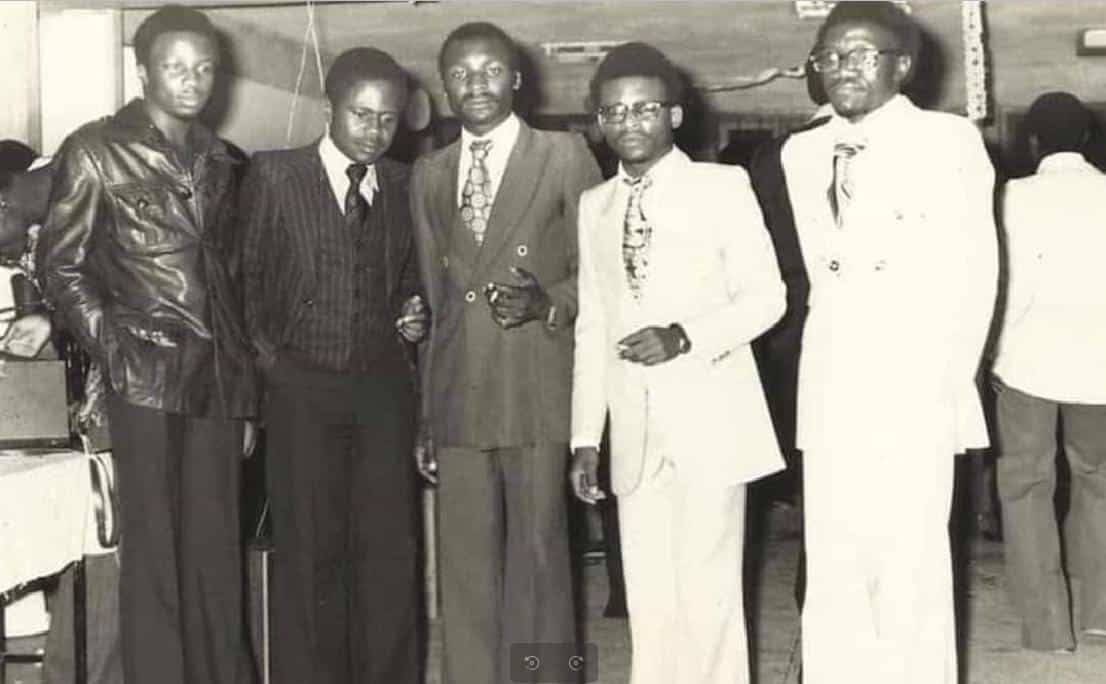 Eric Chinje, Peter Fogam, Justice Dan Kisob, Joseph Dion Ngute et Ephraim Ngwafor.