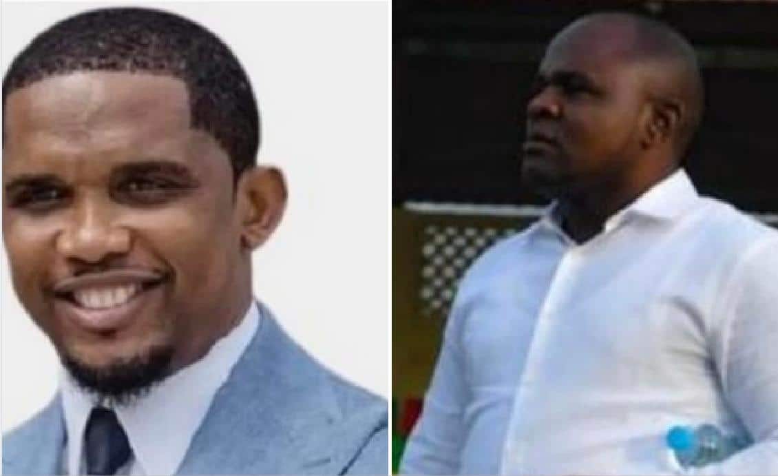 George Neba Shu et Samuel Eto'o