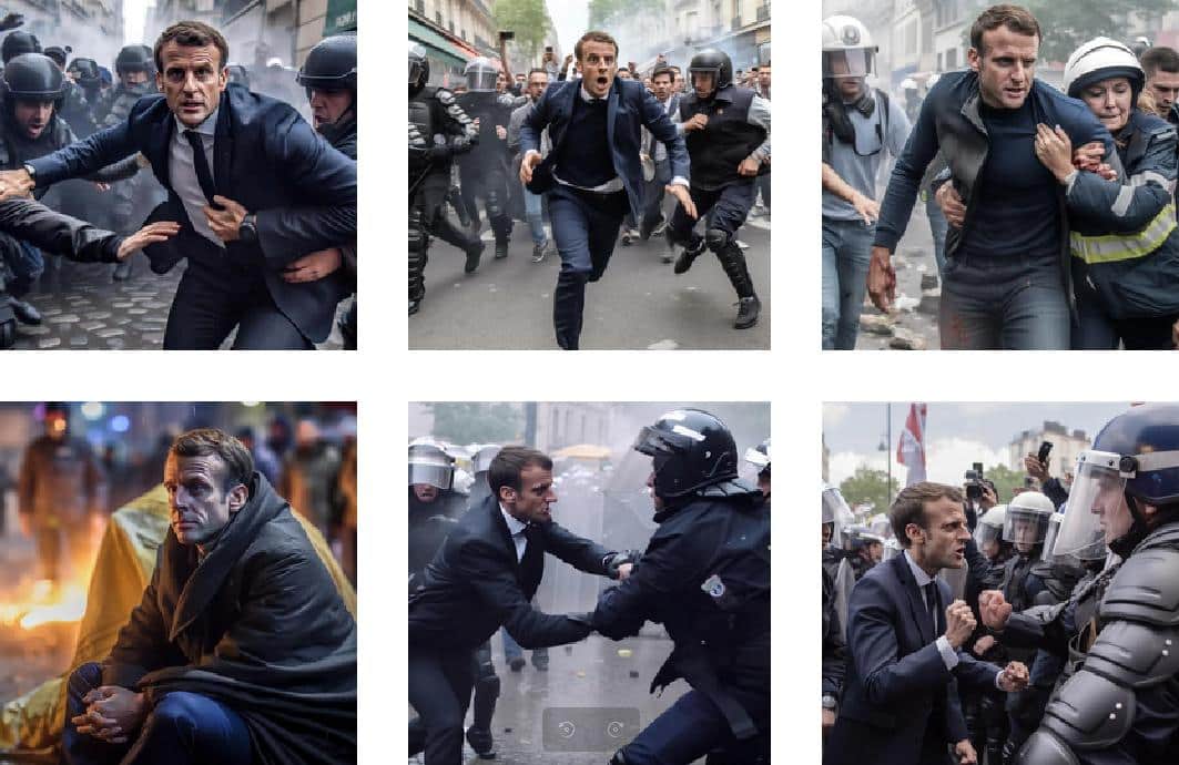 Macron et les Gilets Jaunes