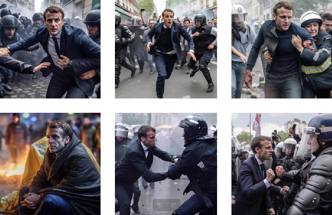 Macron descend dans la rue pour protester contre la réforme de l’âge de la retraite en France