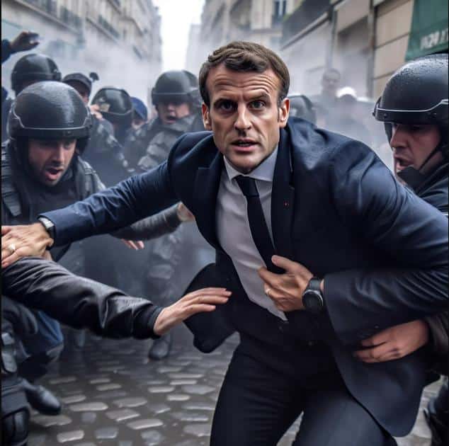 Macron descend dans la rue pour protester contre la réforme de l'âge de la retraite en France 2 Macron et les Gilets Jaunes