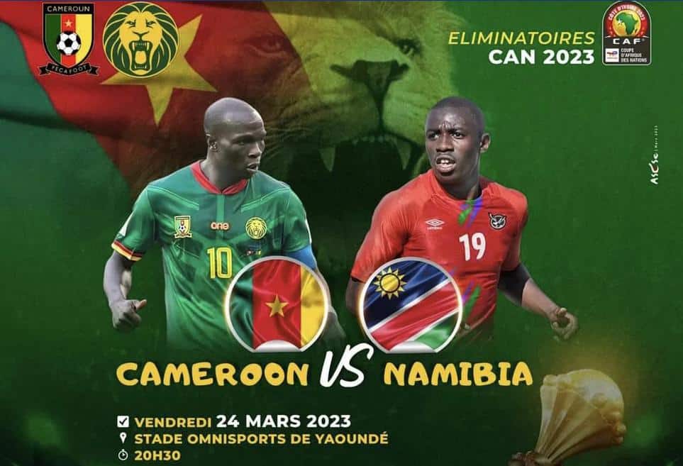 Cameroun vs Namibie : suivez le match en direct du stade Omnisports de Yaoundé