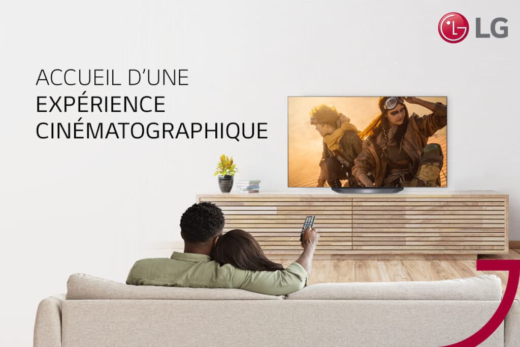 une experience immersive et cinematographique avec la television lg