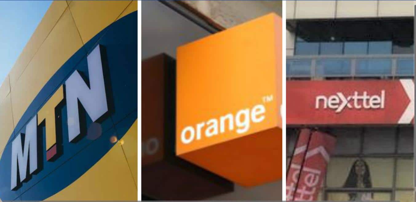 Orange Cameroun, MTN Cameroun, et Nexttel Telecom,