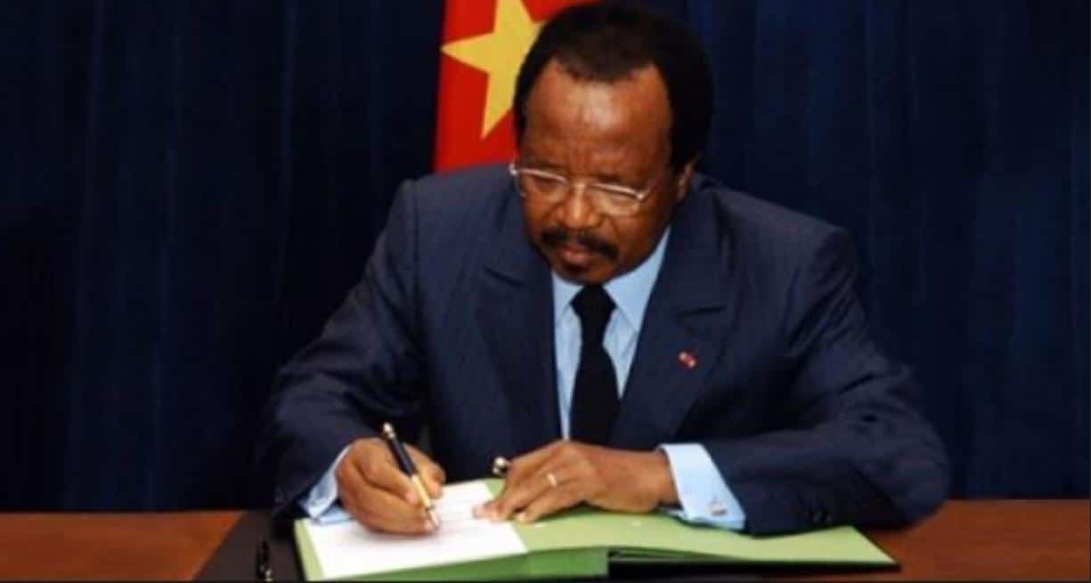 paul biya signe decret