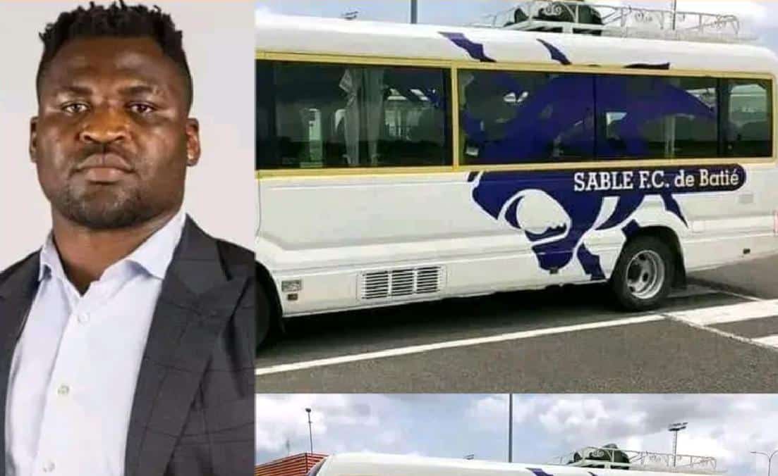 Francis N'Gannou bus sable