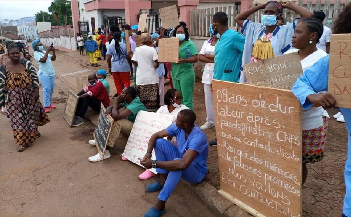 Grève à l'Hôpital Central de Yaoundé