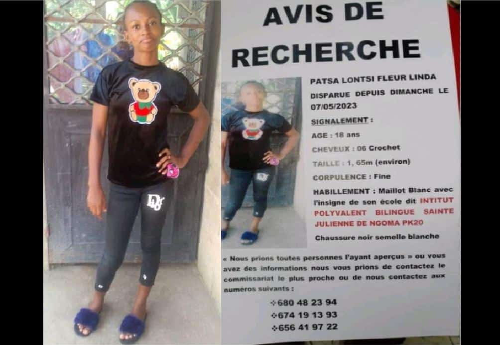 Urgent: Disparition Inquiétante de Patsa Lontsi Fleur Linda au Cameroun – Appel à Témoins!