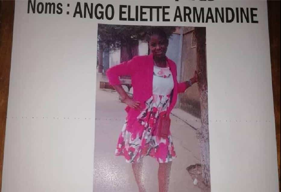 Ango Eiette Armandine, jeune fille de 18 ans disparue à Yaoundé