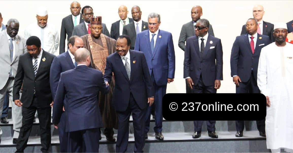 Paul Biya Russie-Afrique 2023