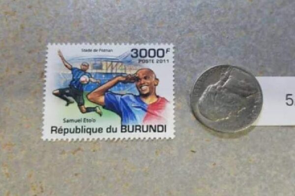 Cameroun : Le Burundi honore Samuel Eto’o avec un timbre, une consécration historique !