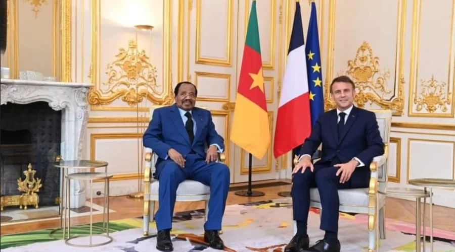 Paul Biya et Macron