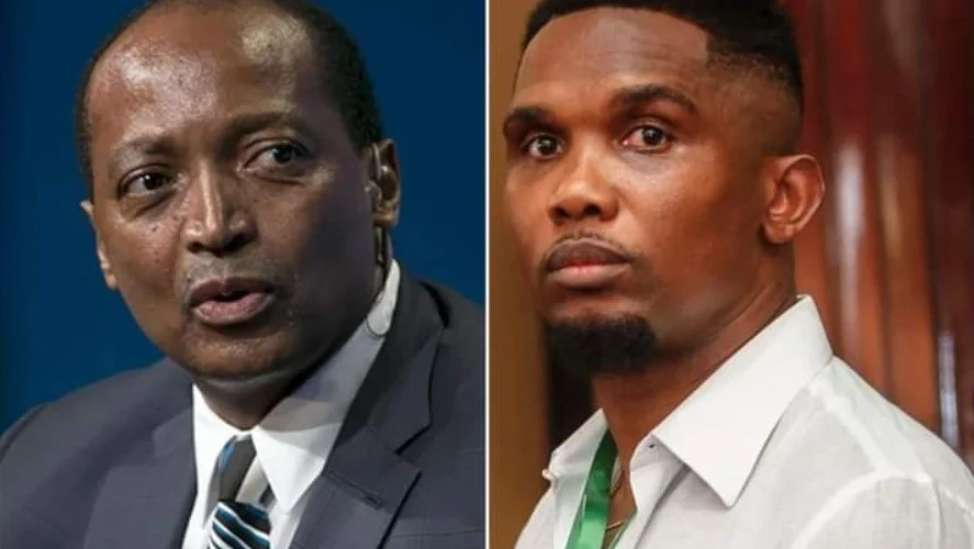 Motsepe et samuel Eto'o