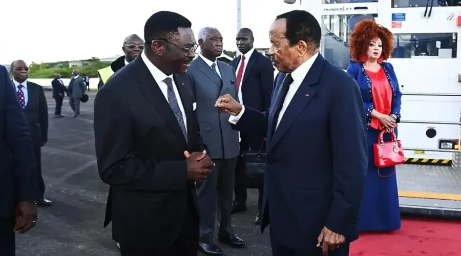 Paul Biya et Ferdinand Ngo Ngo