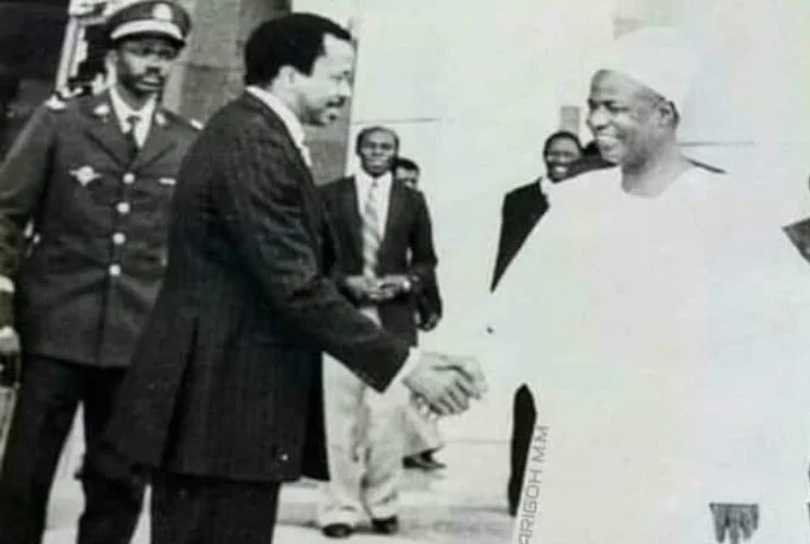 Ahmadou ahidjo et Paul BIYA