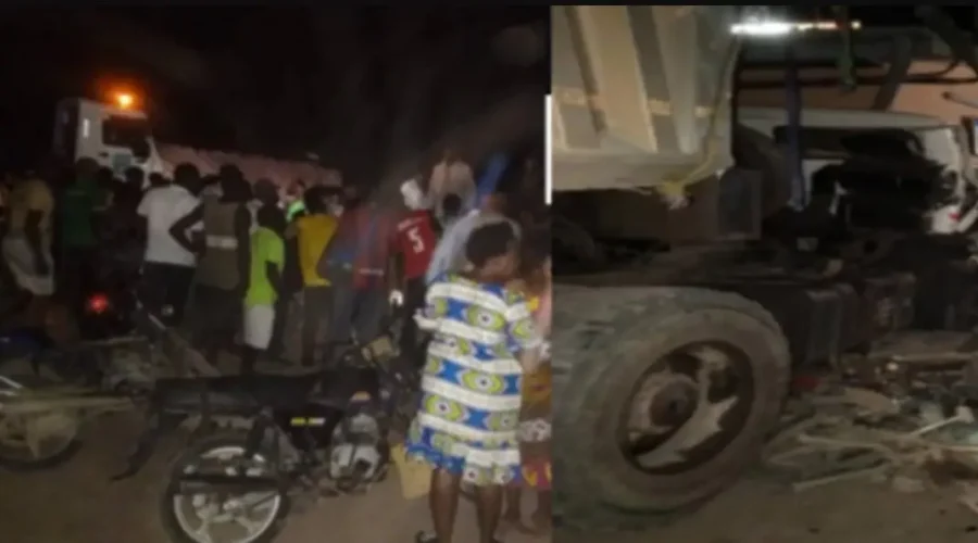 Camion accident Douala