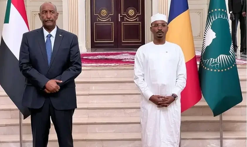 Mahamat Idriss Déby Itno et Abdel Fattah Al-Burhane