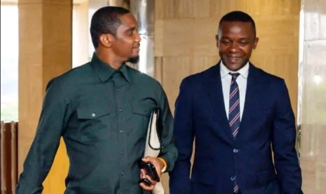 Ernest obama et samuel Eto'o