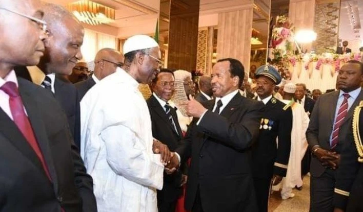 Ndam Njoya et paul Biya