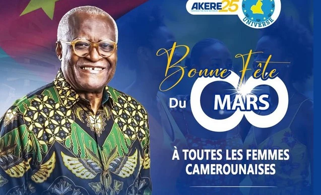 Akere Muna 8 mars