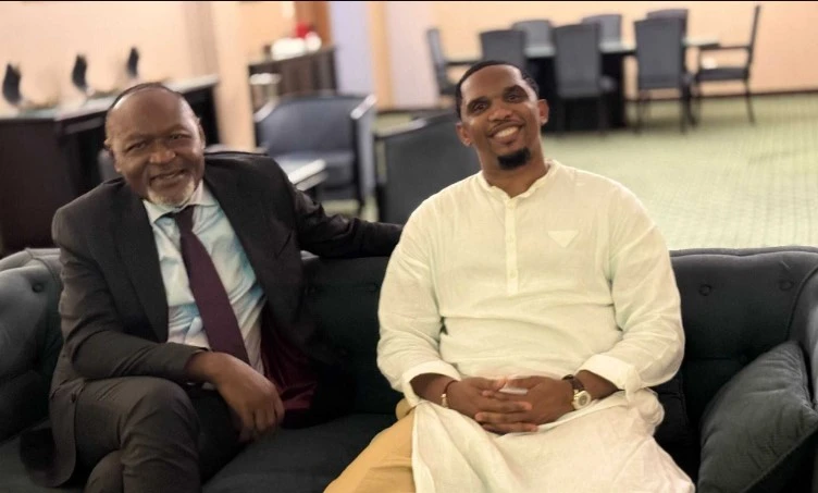 Celestin Djamen et Samuel