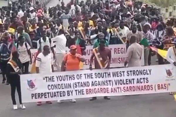 Sud-Ouest Cameroun : Marche patriotique massive contre les extrémistes de la BAS !
