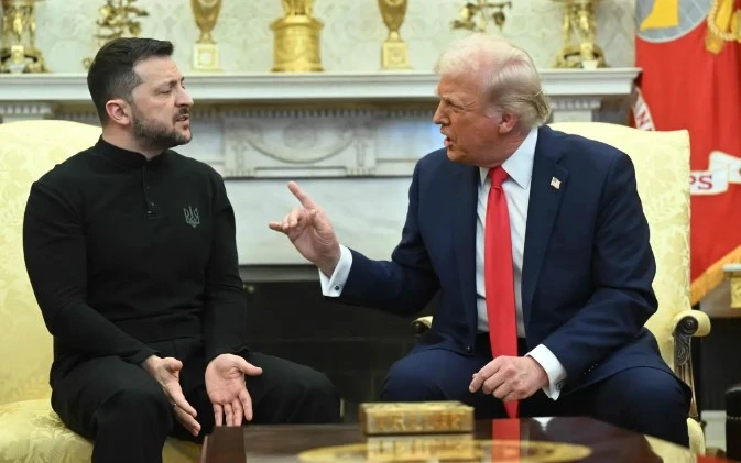 Trump et Zelensky