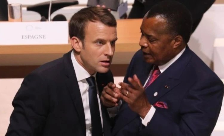 Sassou Nguesso et macron