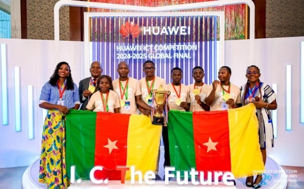 Cameroun : Les talents numériques rayonnent à la finale mondiale Huawei ICT Competition 2025 !