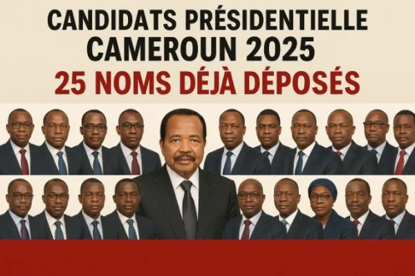 Candidats présidentielle Cameroun 2025 : 25 noms déjà déposés