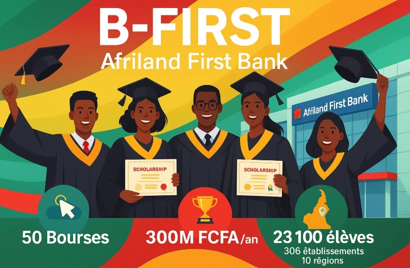 B-FIRST Afriland First Bank : Une Initiative Révolutionnaire Pour l'Éducation au Cameroun