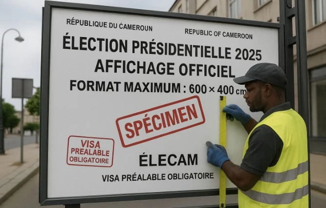 élection présidentielle 2025 affichage Officiel