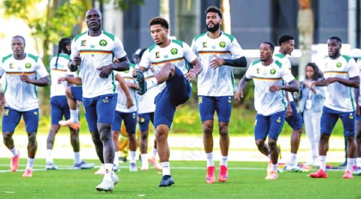 Cameroun barrages Mondial 2026 – Lions indomptables en entraînement avant les matchs décisifs