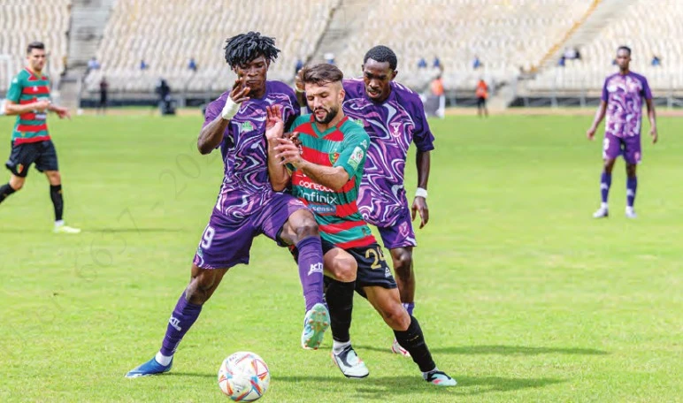 Colombe Cameroun – match nul (1-1) contre le Mouloudia Club d’Alger à Yaoundé