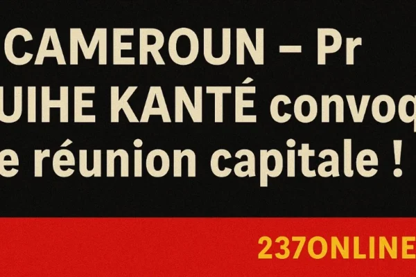 Cameroun – Réunion de concertation à Bafoussam : le Pr Pascal Nguhiè Kanté mobilise les forces vives de la Mifi
