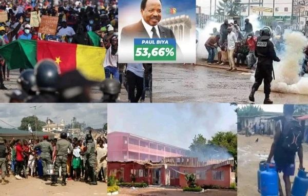 Cameroun – Émeutes post-électorales : scènes de chaos après la victoire de Paul Biya